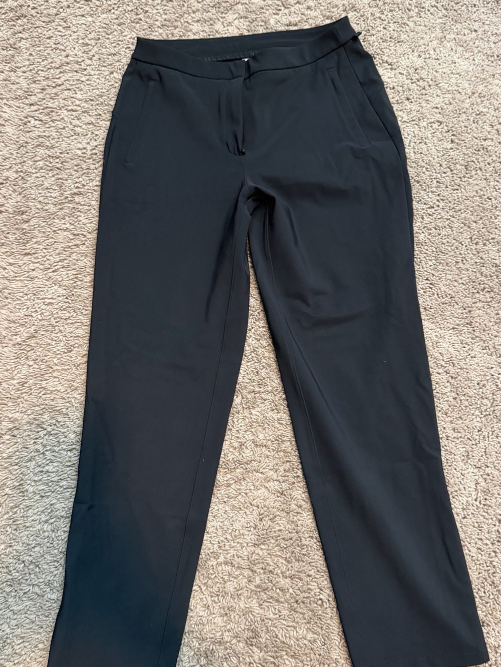 lululemon athletica Black Tailored Straight-Leg Trousers
